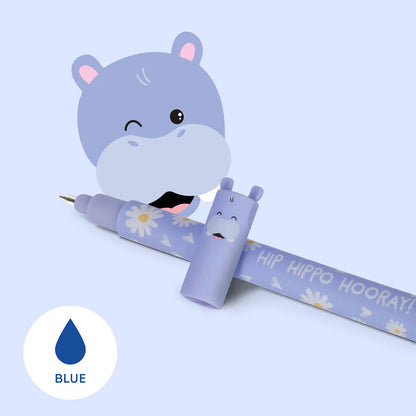 Legami Erasable Gel Pen - Hippo