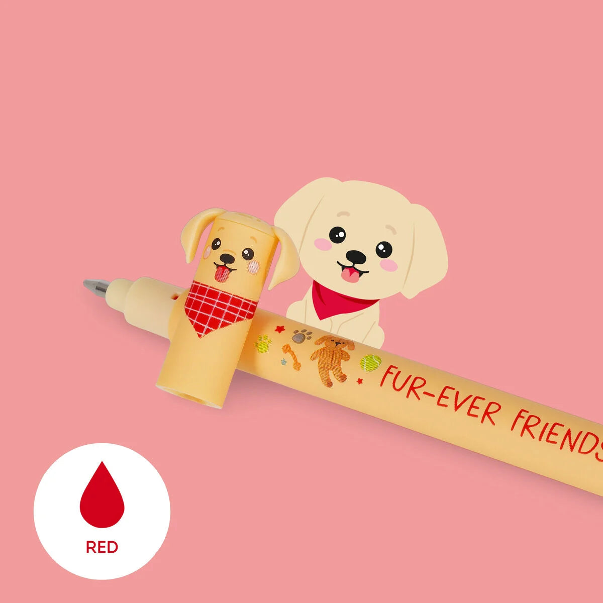 Legami Set of 3 Erasable Pens - Erasable Pen - Fur-ever Friends