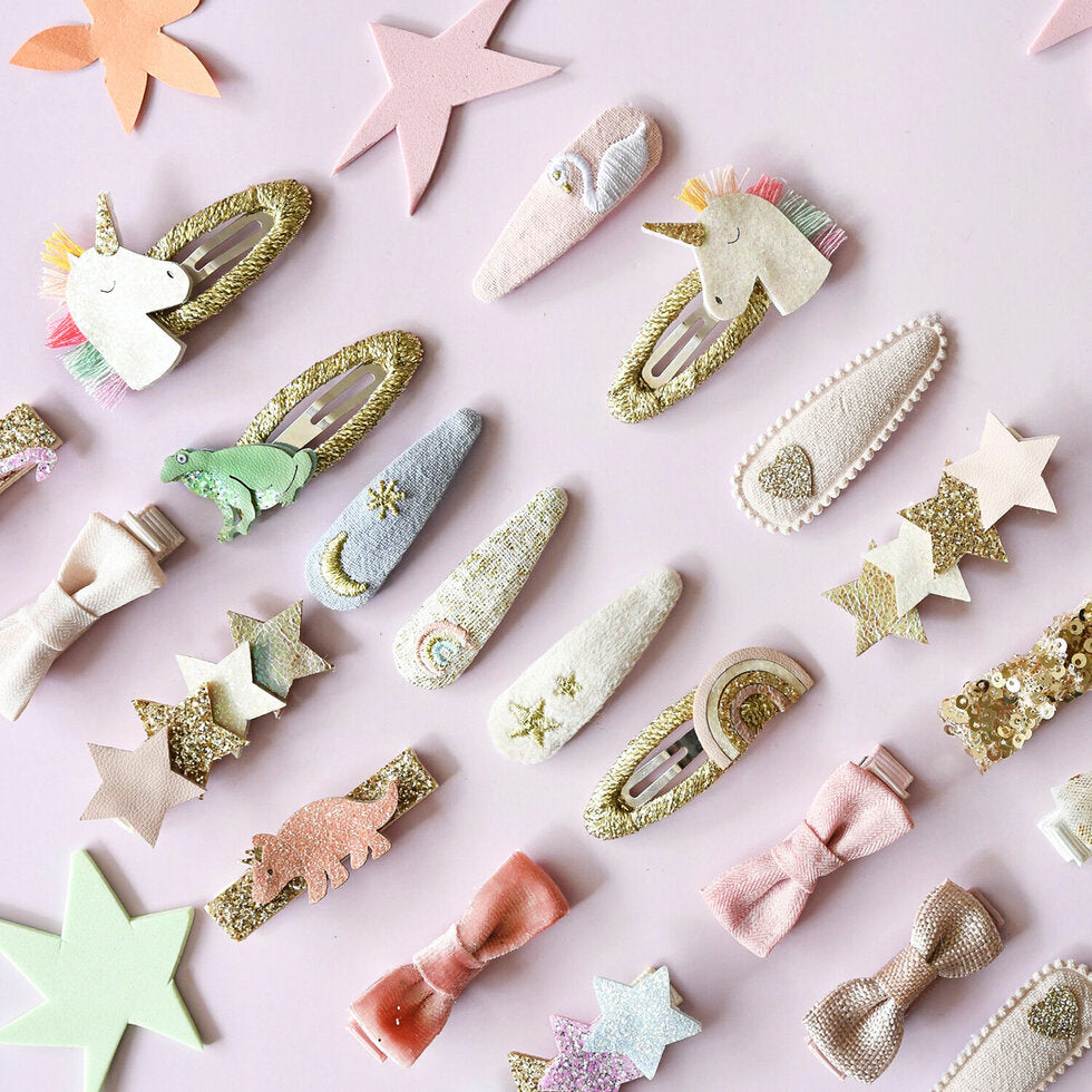 Rainbow Unicorn Clips by Rockahula