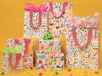 Blazing Blooms Medium Gift Bag by Paper Salad