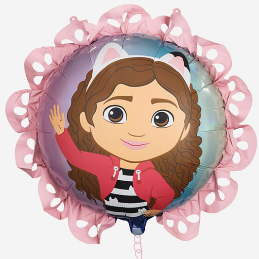 Large Gabby's Dollhouse Inflated Foil Balloon