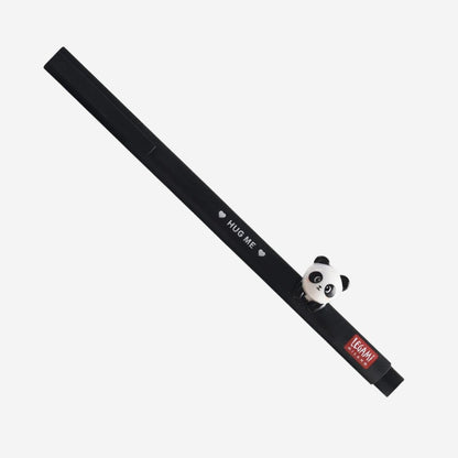 Legami Gel Pen with "Hug Me" Panda Animal Decoration - Lovely Friends