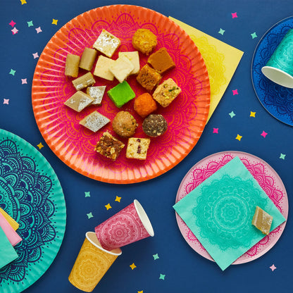 Mandala Large Paper Platter 2 Pack
