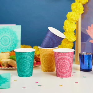 Mandala Paper Cups