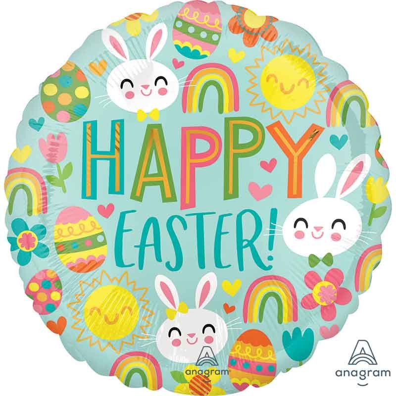 Happy Easter Icons  Inflated Foil Balloon