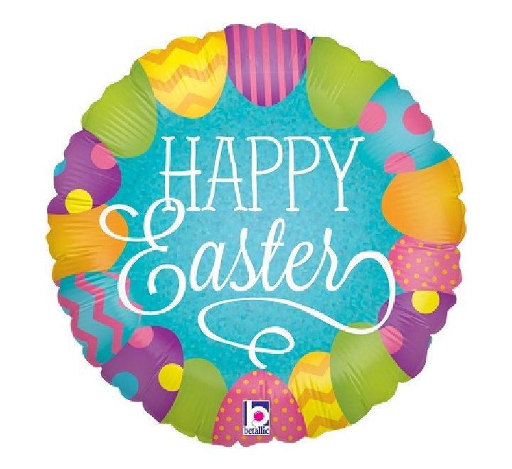 Easter Egg Hunt Inflated Foil Balloon