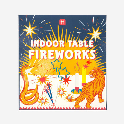Retro Indoor Table Fireworks Blue
