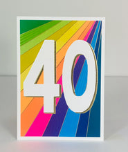 Age 40 Card by Paper Salad