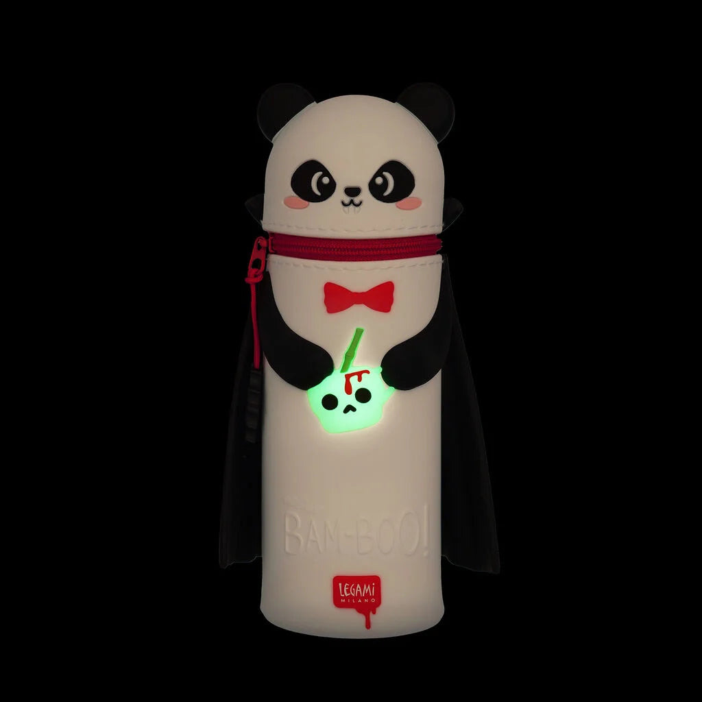 Legami Panda "Bam-Boo" 2-in-1 Silicone Pencil Case - Kawaii