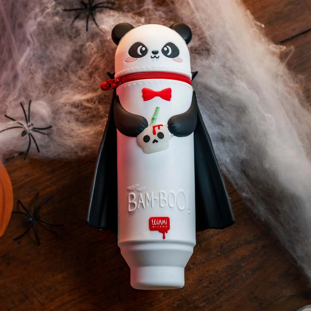 Legami Panda "Bam-Boo" 2-in-1 Silicone Pencil Case - Kawaii