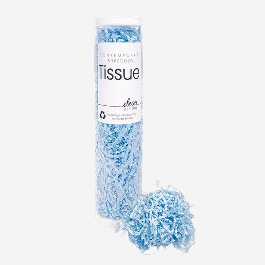 Light Blue Shredded Tissue Paper