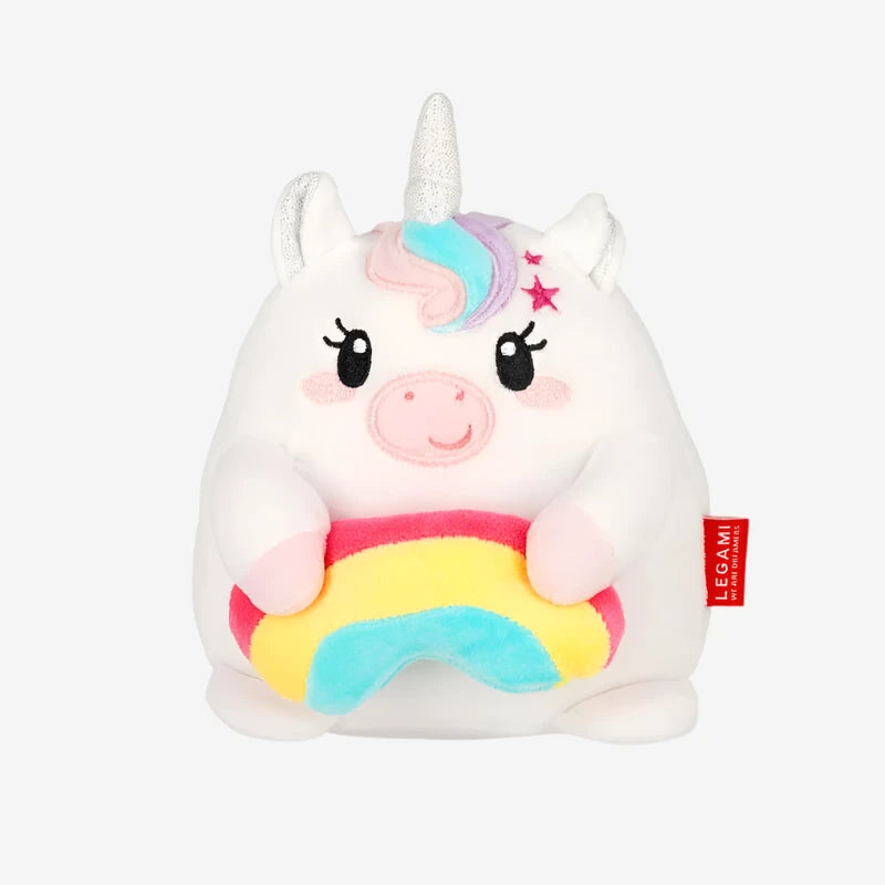 Super Cute Mini Stuffed Toy - Unicorn with Rainbow