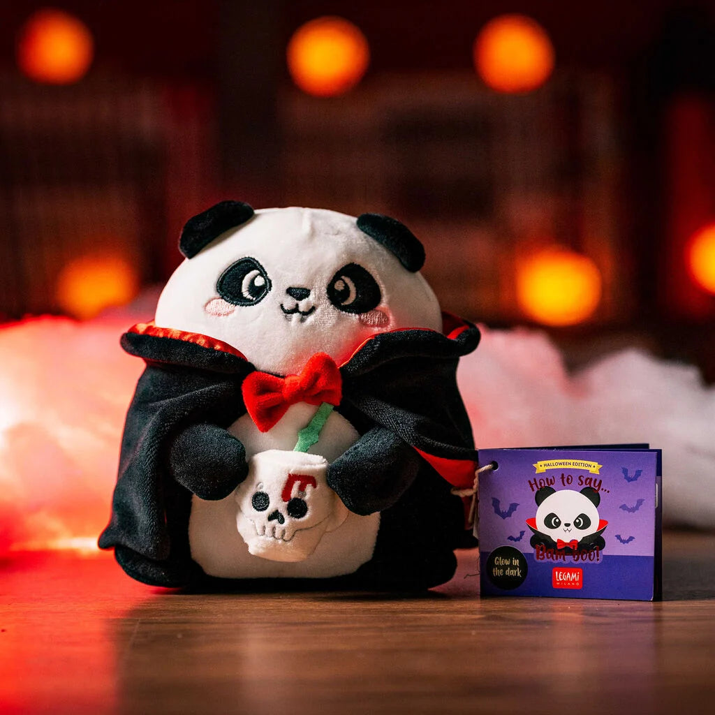 Legami Panda Stuffed Toy "Bam-Boo" Halloween - Mini Super Soft!