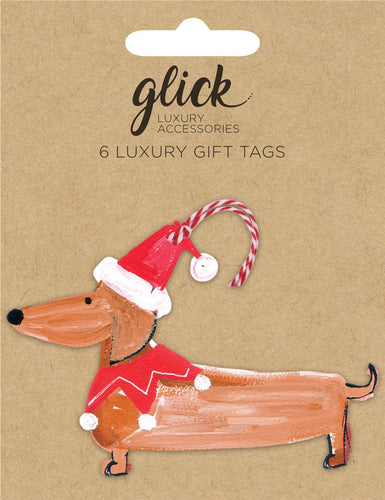 Christmas Bow Wow Gift tags
