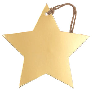 Gold Star Gift tags
