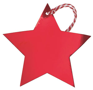 Red Star Gift tags