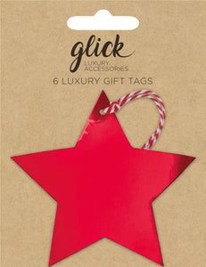 Red Star Gift tags