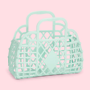 Retro Basket Jelly Bag - Mini | Seafoam
