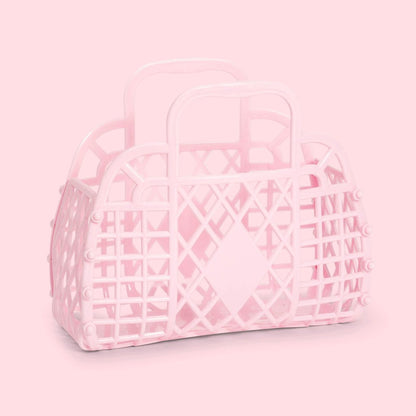 Retro Basket Jelly Bag - Mini | pink