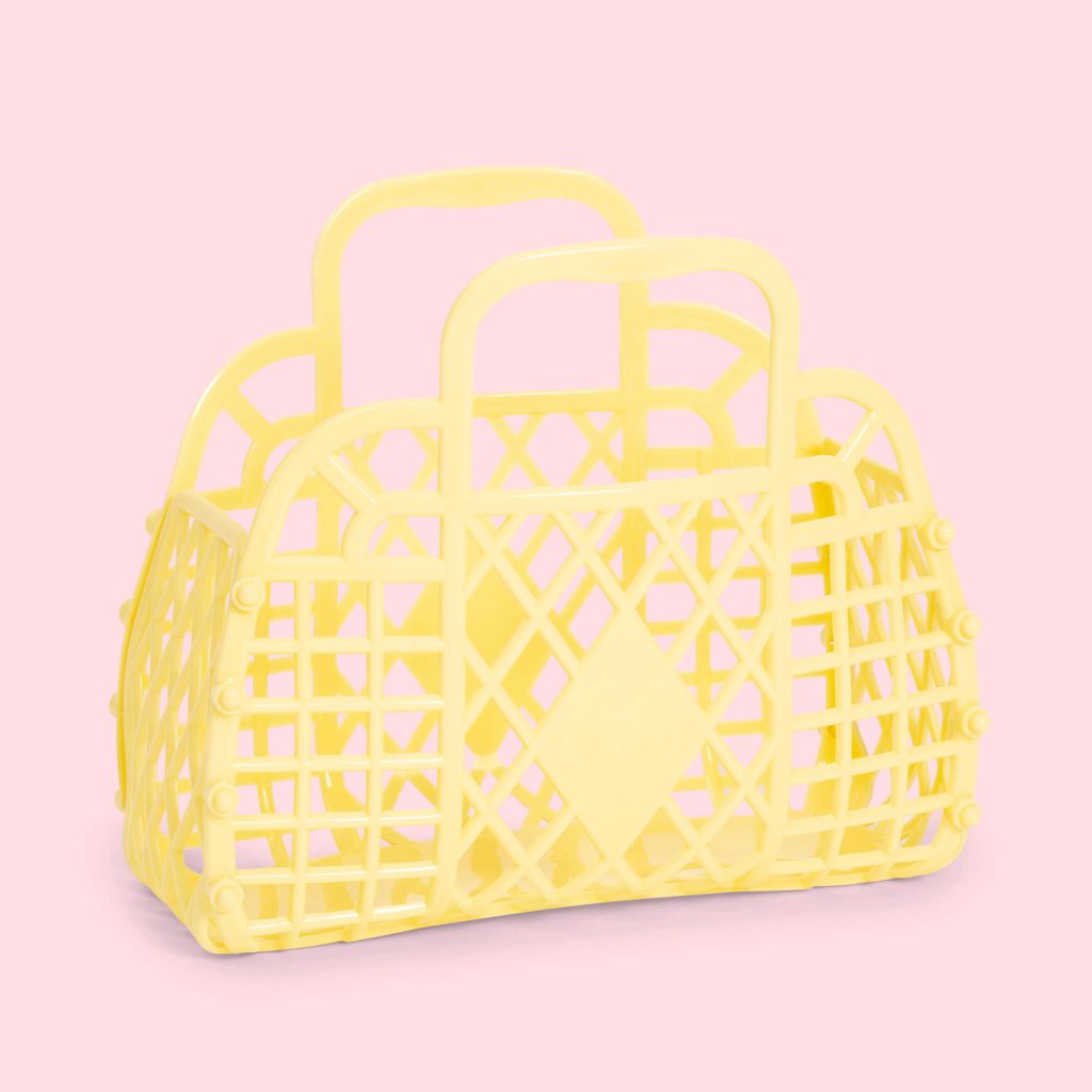 Retro Basket Jelly Bag - Mini | Yellow