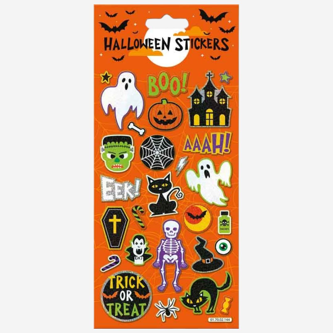 Orange Halloween Stickers