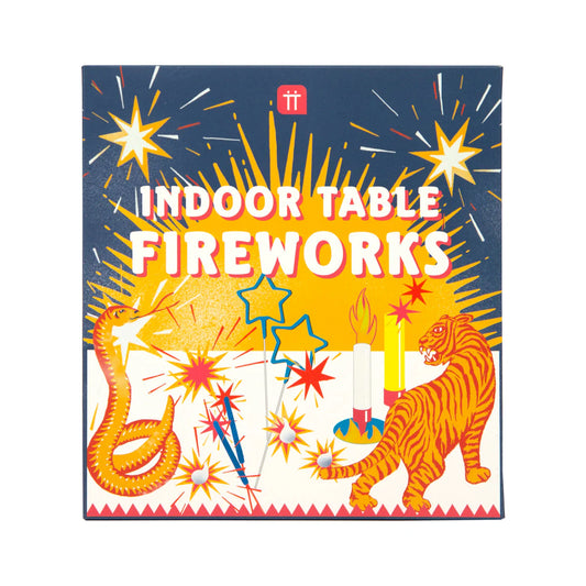 Retro Indoor Table Fireworks Blue