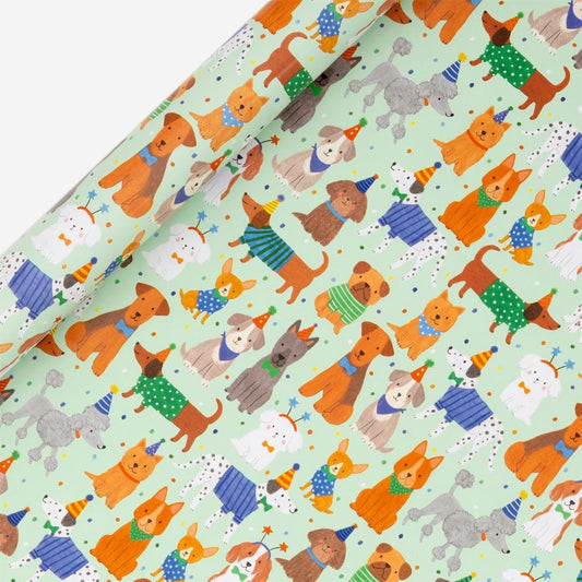 Pretty Pooches Wrapping Paper Roll by Kate McFarlane