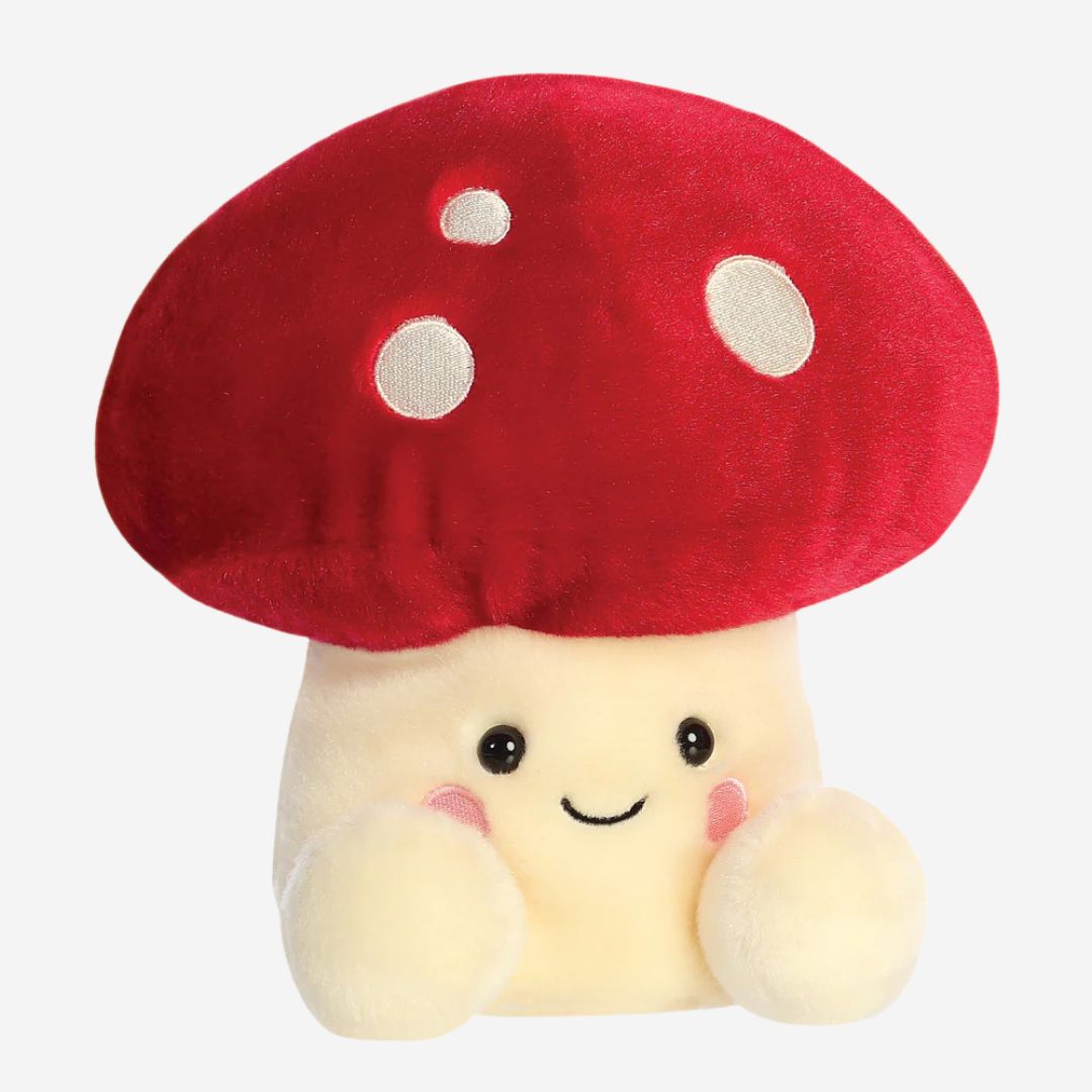 Palm Pals Amanita Mushroom Medium Soft Toy 20cm
