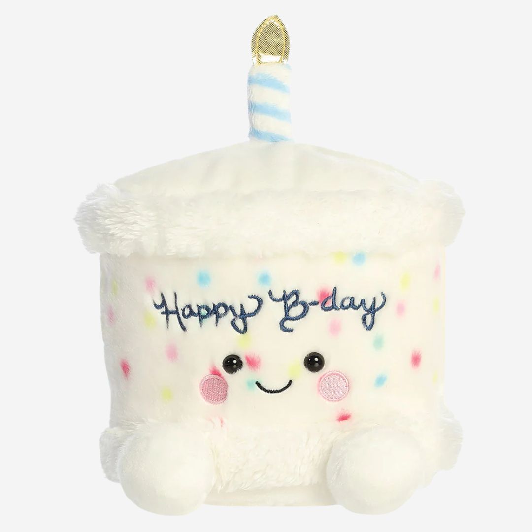 Palm Pals Happy B'day Cake 20cm Soft Toy