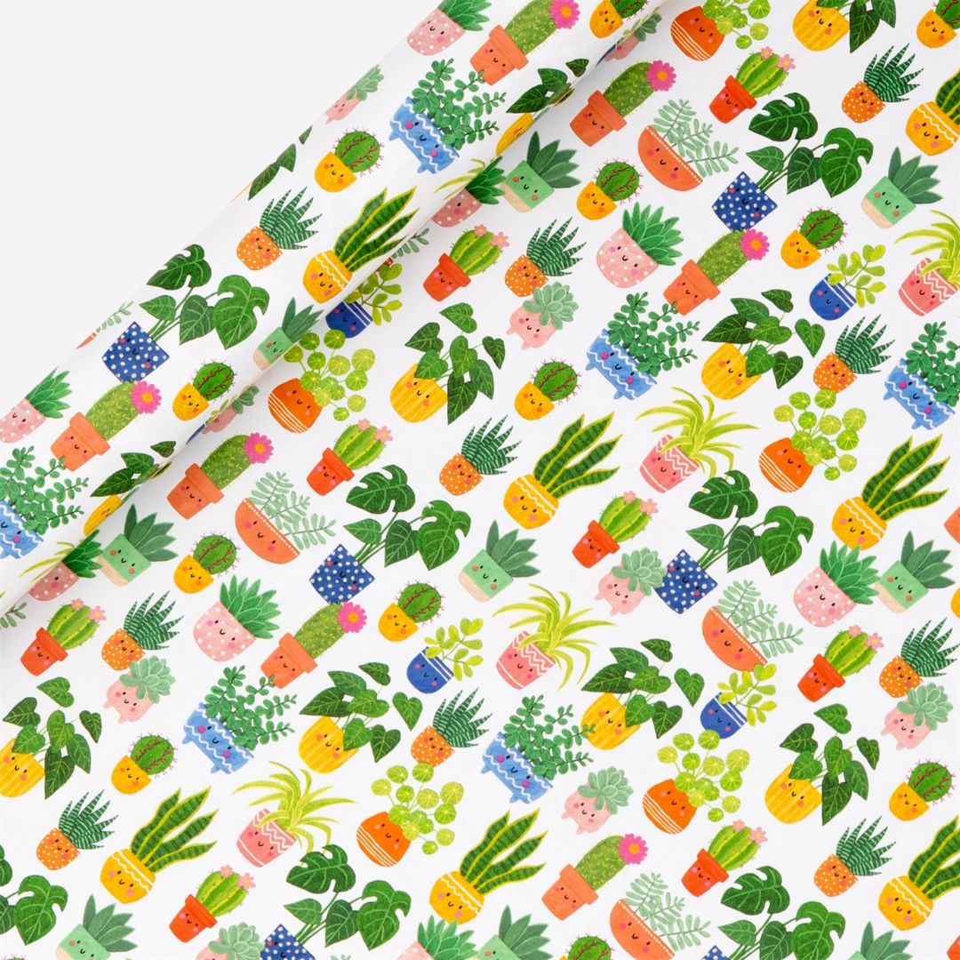 Planty Pals Wrapping Paper Roll by Kate McFarlane
