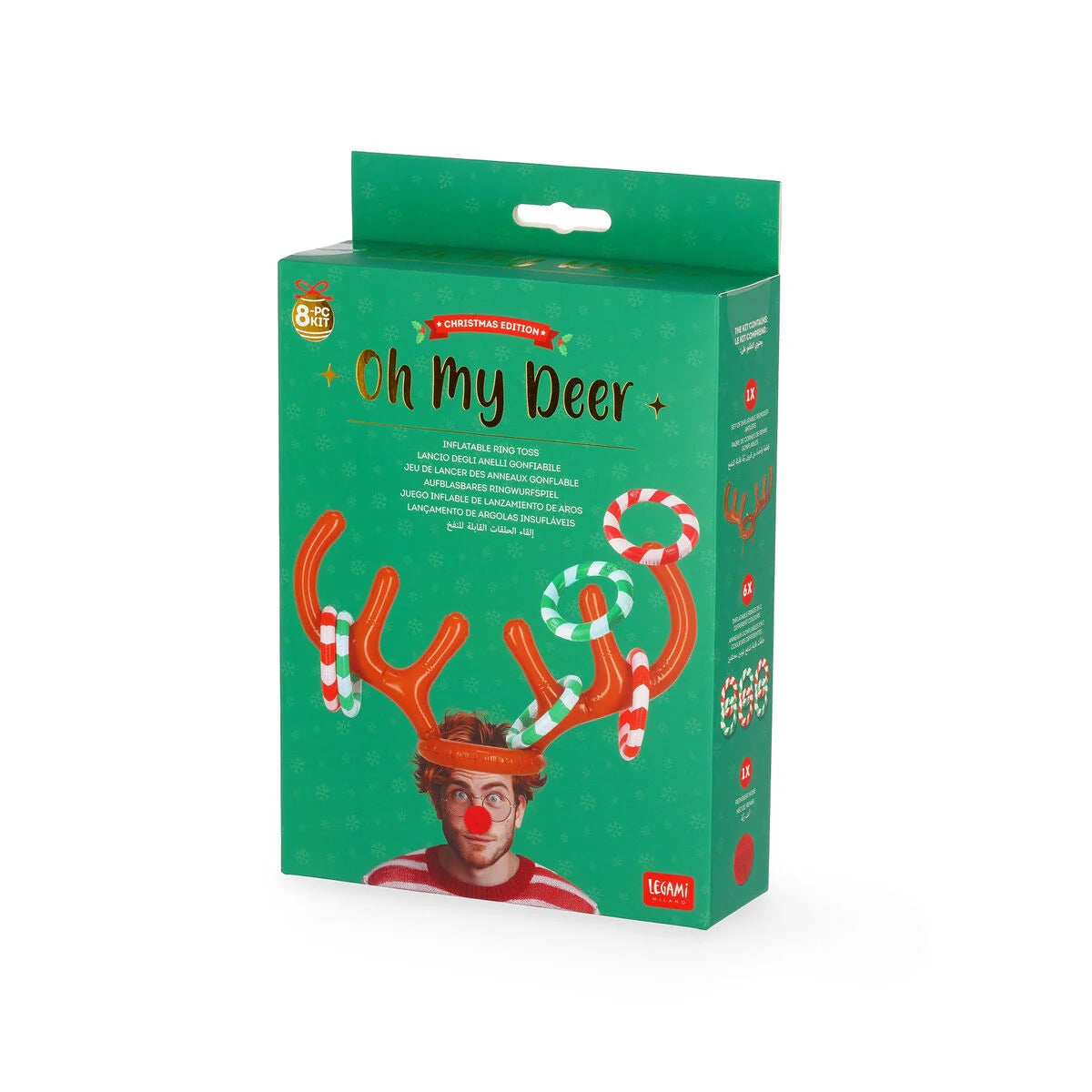 Christmas Game - Inflatable Ring Toss - Oh My Deer