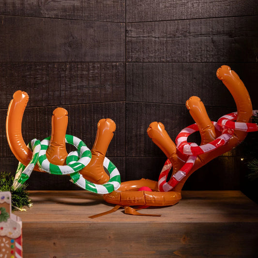 Christmas Game - Inflatable Ring Toss - Oh My Deer