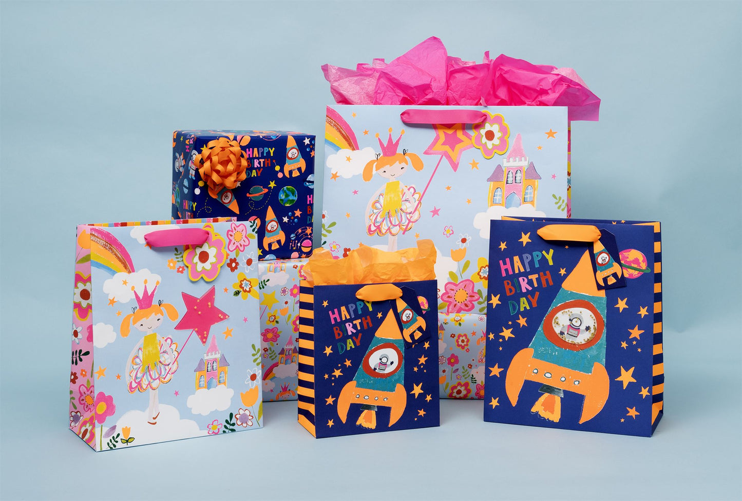Rocket Boy Wrapping Paper Roll by Paper Salad