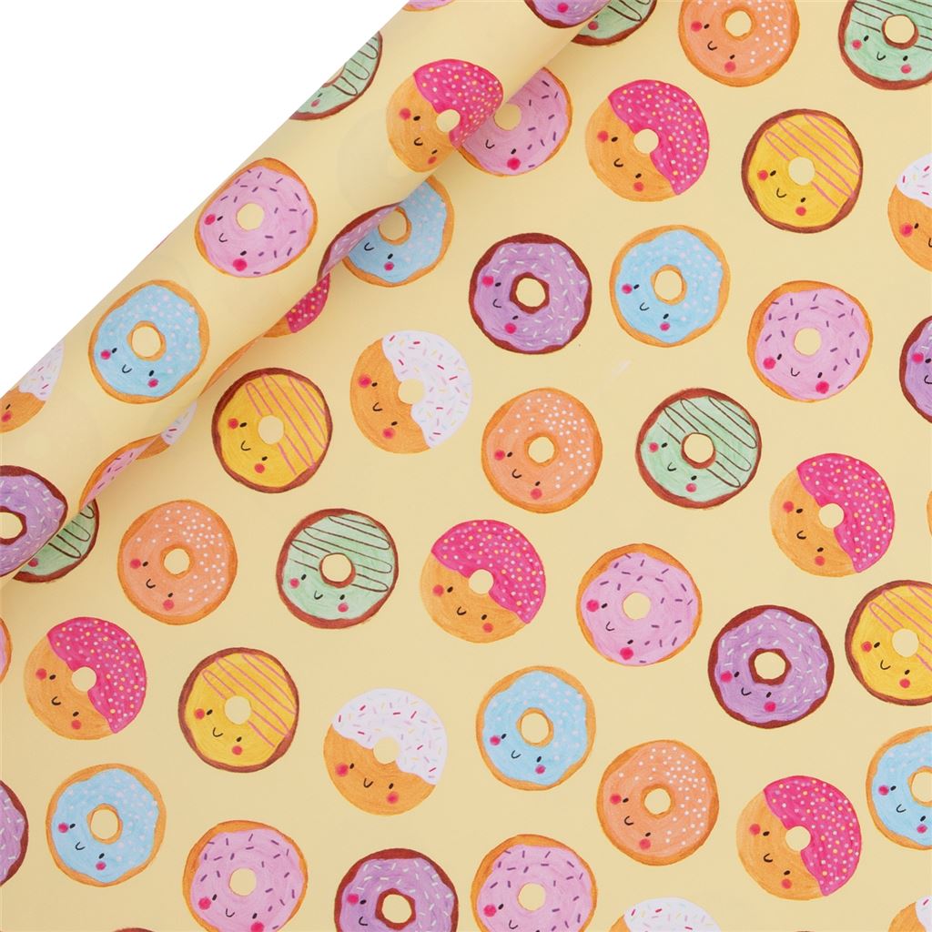 Delicious Doughnut Wrapping Paper Roll