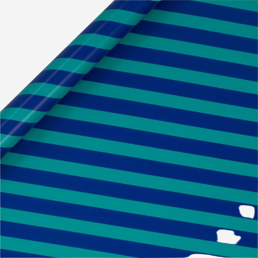 Vivid Cobalt Wrapping Paper Roll by Paper Salad