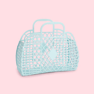 Retro Basket Jelly Bag - Small | Blue