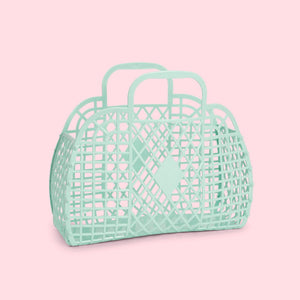 Retro Basket Jelly Bag - Small | Seafoam