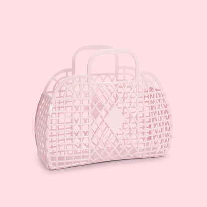 Retro Basket Jelly Bag - Small | Pink