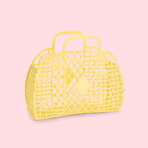 Retro Basket Jelly Bag - Small | Yellow