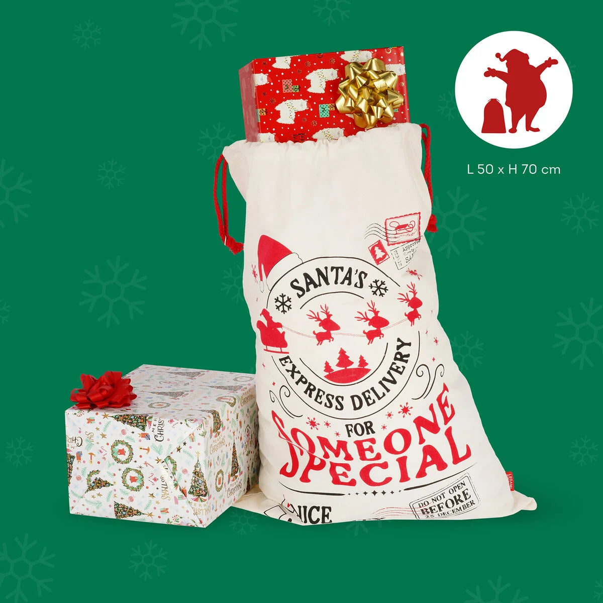 Large Christmas Gift Sack