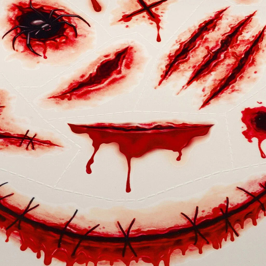 Legami Halloween Scary Temporary Face and Body Tattoos