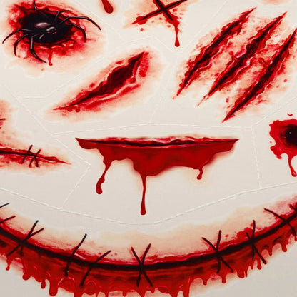 Legami Halloween Scary Temporary Face and Body Tattoos