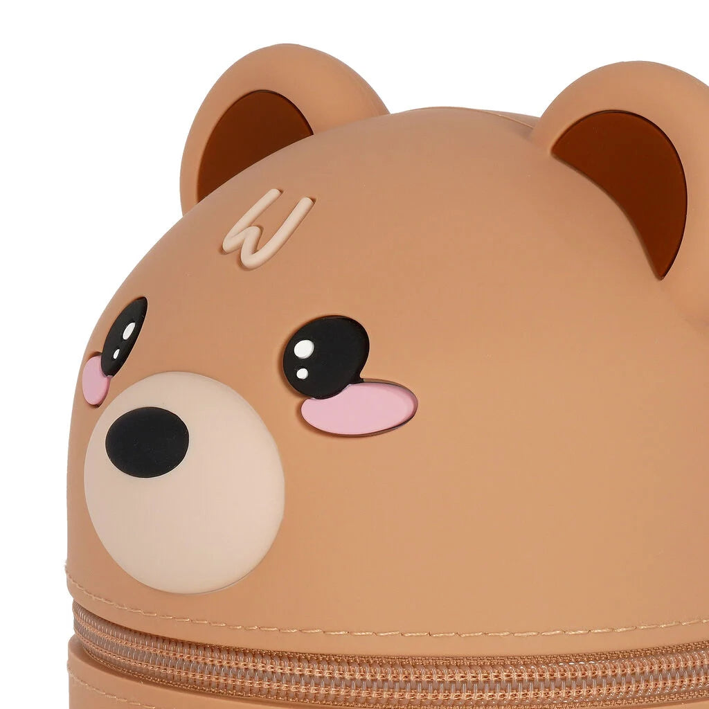Legami Super Kawaii Teddy Bear Silicone Desktop Pen Holder