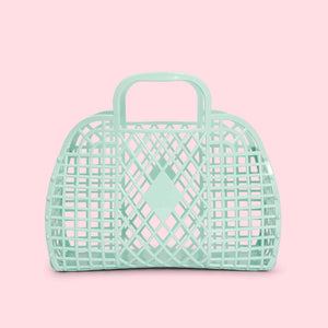 Retro Basket Jelly Bag - Small | Seafoam