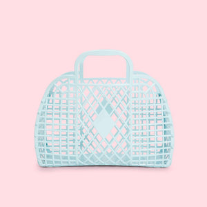 Retro Basket Jelly Bag - Small | Blue