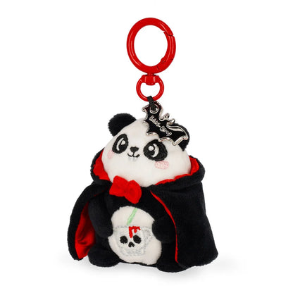 Halloween Panda Plush Key Ring "Bam-Boo!" - Tiny Super Soft!