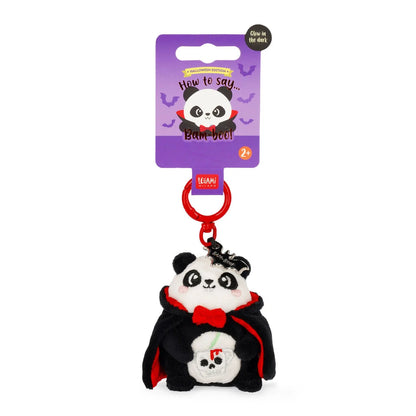 Halloween Panda Plush Key Ring "Bam-Boo!" - Tiny Super Soft!