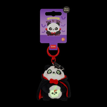 Halloween Panda Plush Key Ring "Bam-Boo!" - Tiny Super Soft!