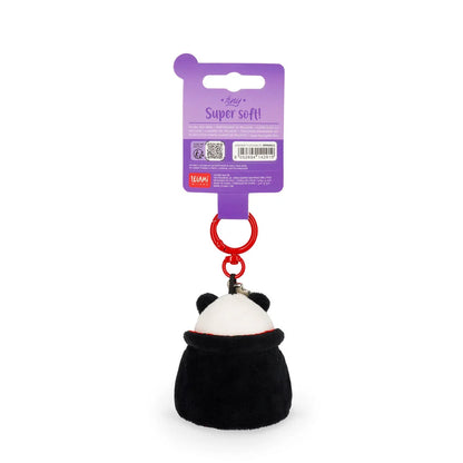 Halloween Panda Plush Key Ring "Bam-Boo!" - Tiny Super Soft!