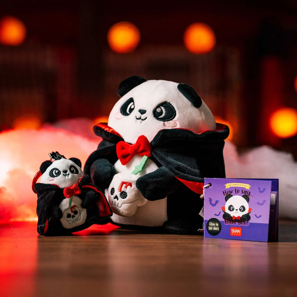 Halloween Panda Plush Key Ring "Bam-Boo!" - Tiny Super Soft!